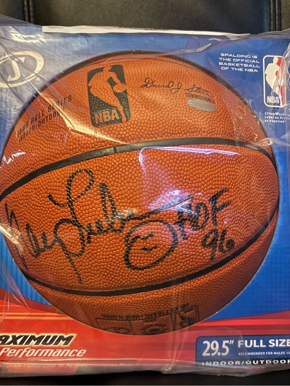 Nancy Lieberman Autographed Spalding Basketball With Certification Sealed